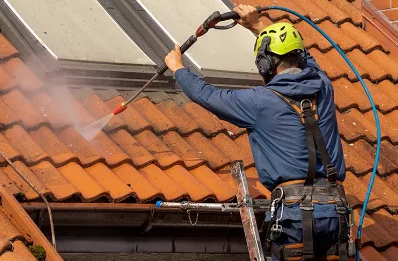 Démoussage et hydrofuge de toiture à Sornay